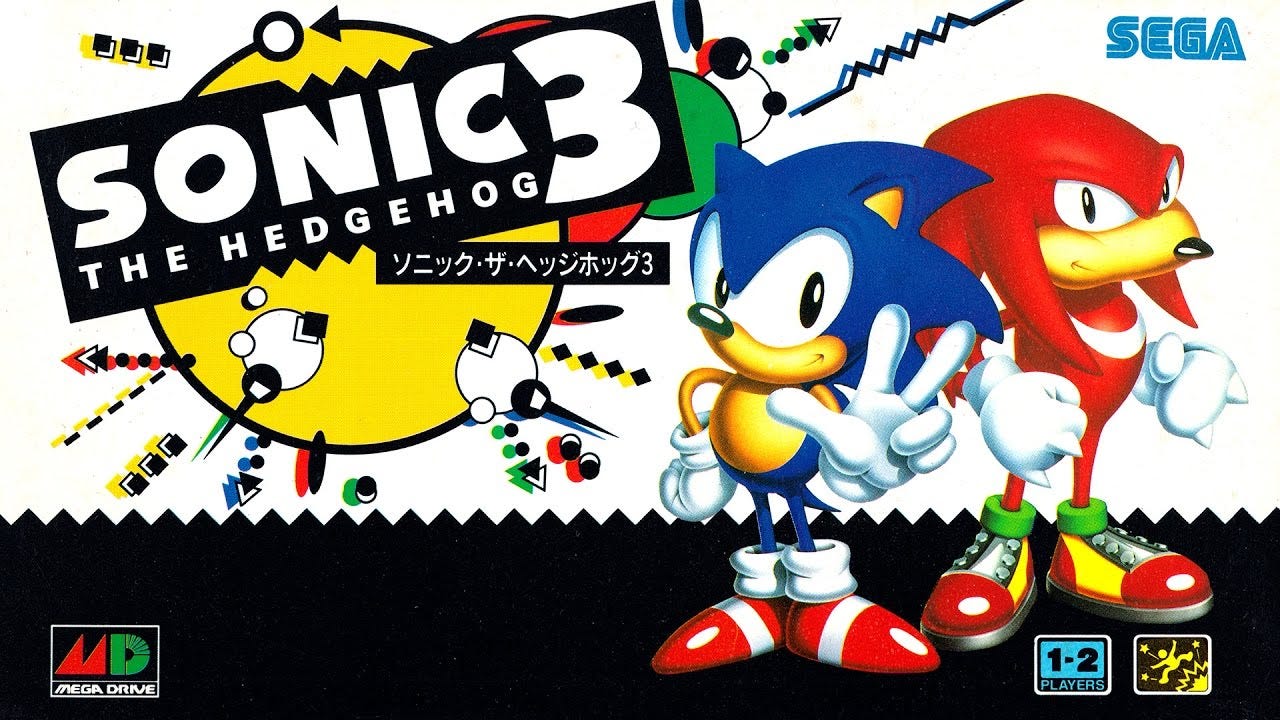 Sonic the Hedgehog 3 (Sega Genesis) Official Artwork