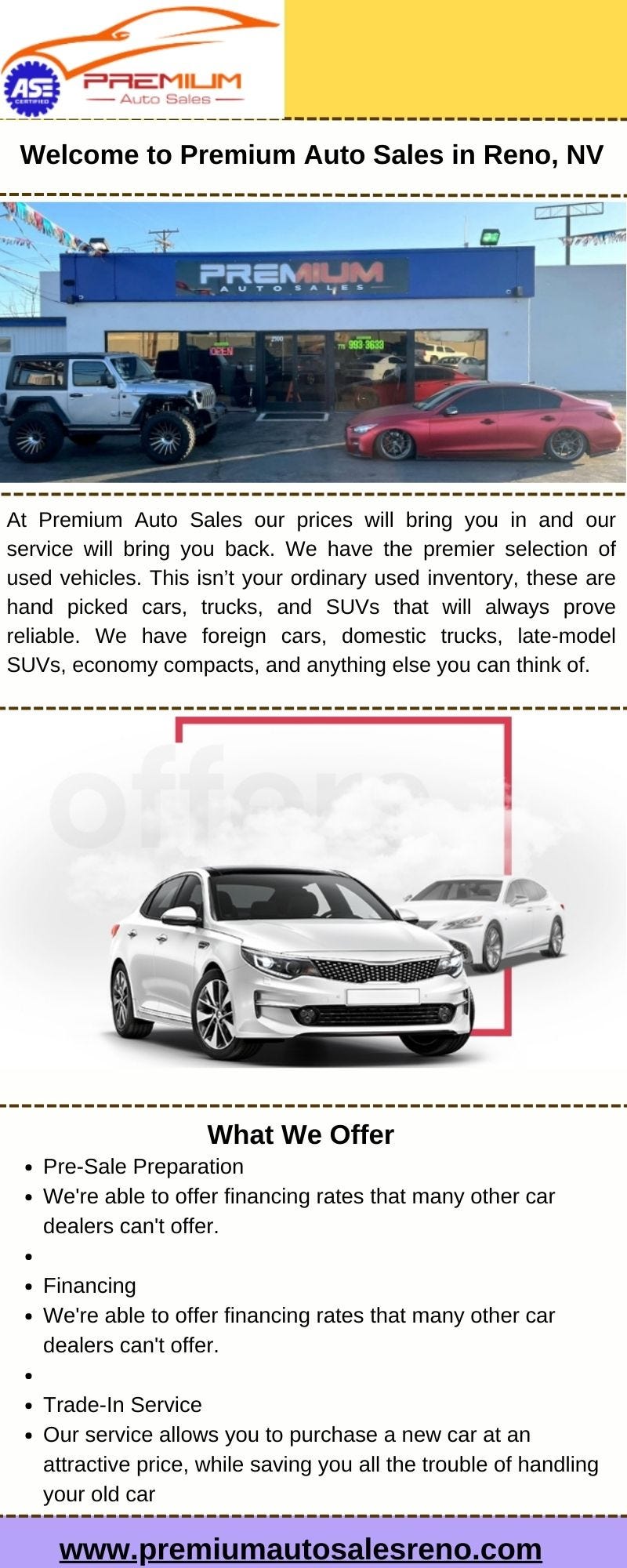 Used Cars near Me Reno Finding the Best Deals at Premium Auto Sales