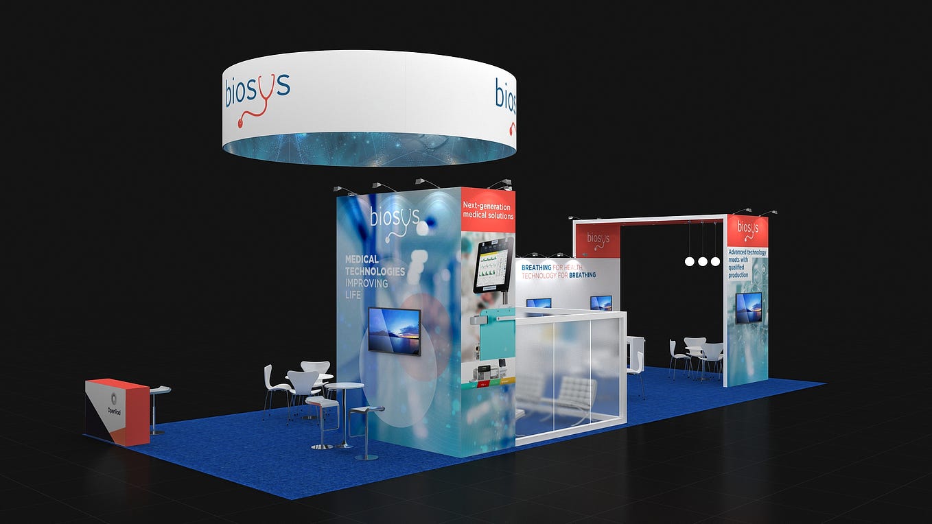 trade show booth design Anaheim Medium