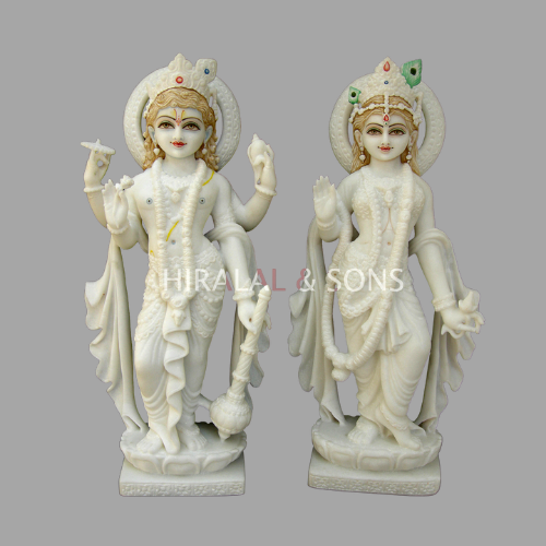 Ganpati Marble Statue in Jaipur Hira Lal and Sons Medium