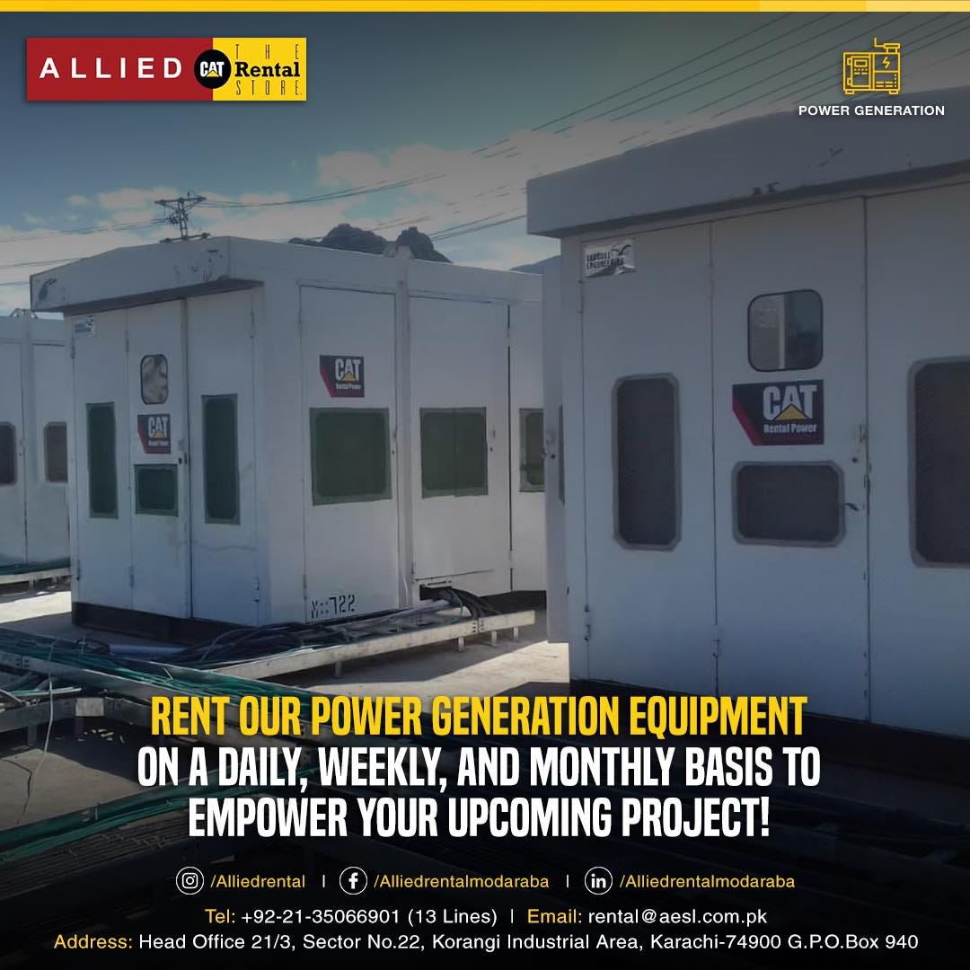 Lahore Generator Rental — Allied Generators Allied Rental Modaraba