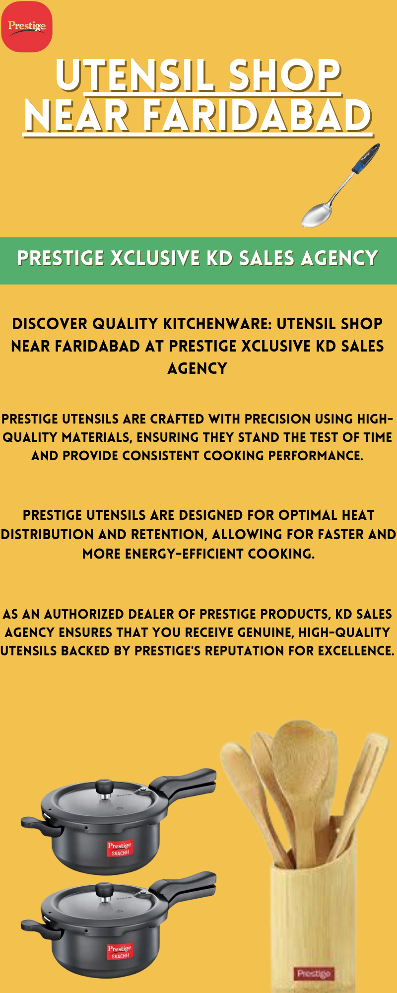 Utensil Shop Near Faridabad Prestige Xclusive KD Sales Agency by
