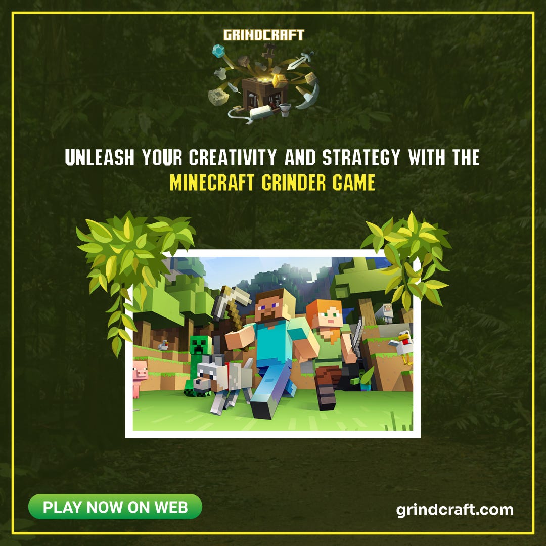 Play GrindCraft Crazy Games  Grindcraft Online - Grindcraft - Medium