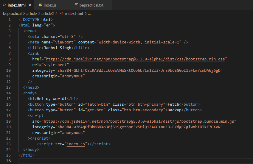 Hoisting in JavaScript. (A practical way) by Janhvi Singh Medium