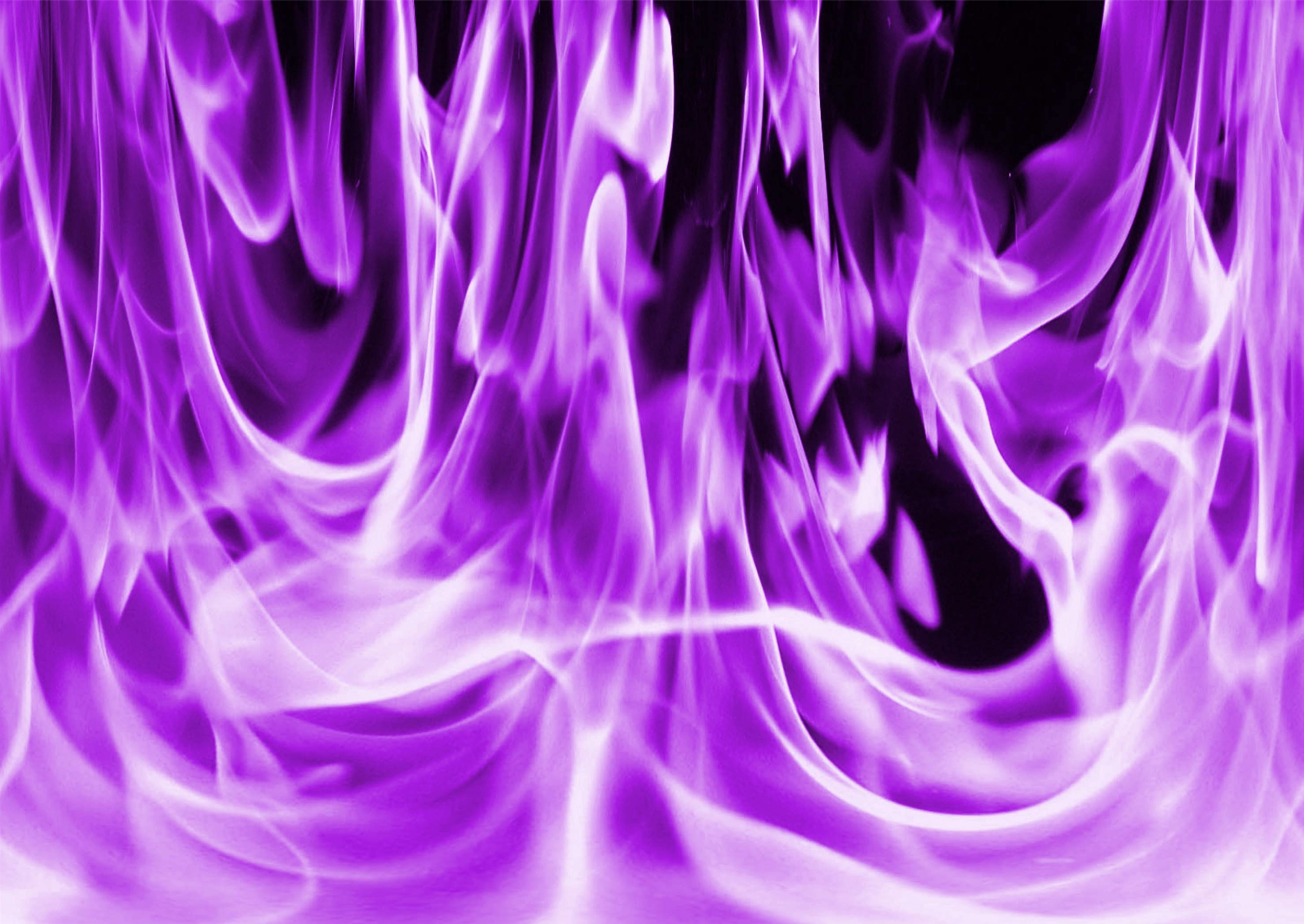 purple fire flames
