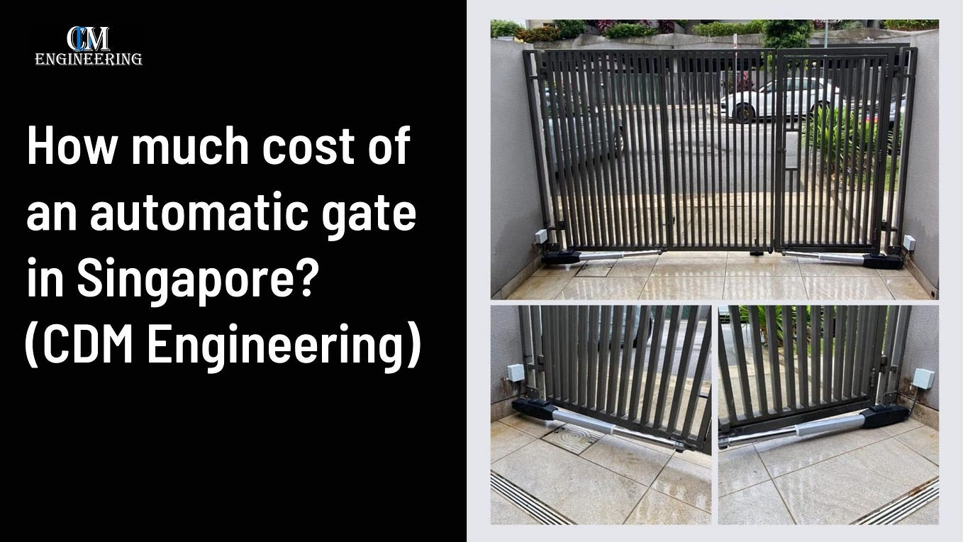 Autogates for Effortless Security in Singapore by CDM ENGINEERING cdm