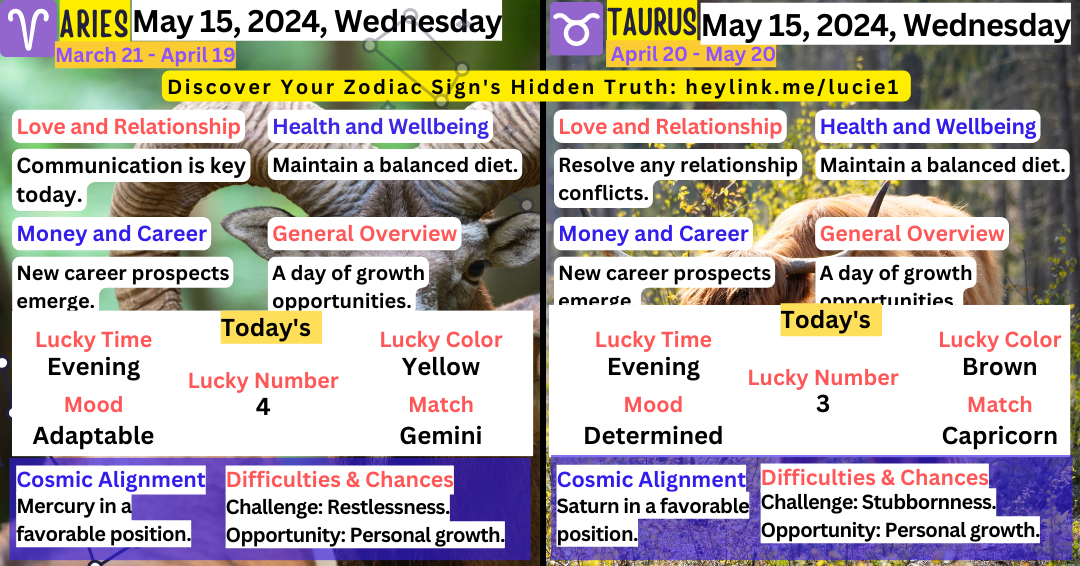The daily horoscopes for May 23, 2024, Thursday by Astro Guru May