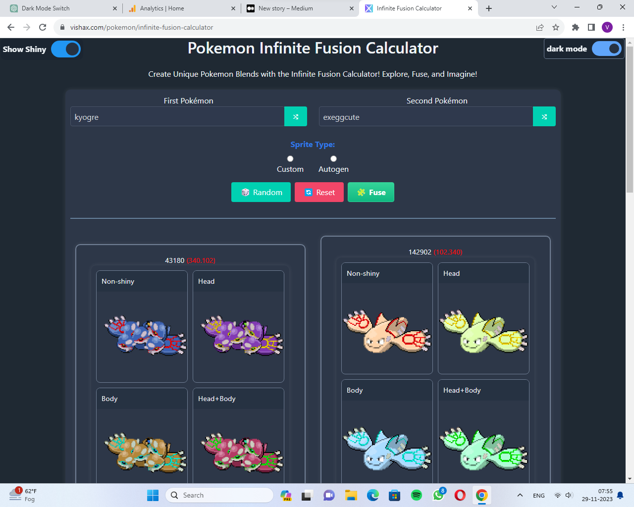 Best Pokemon Infinite Fusion Calculator | by Vishal Suryavanshi | Medium