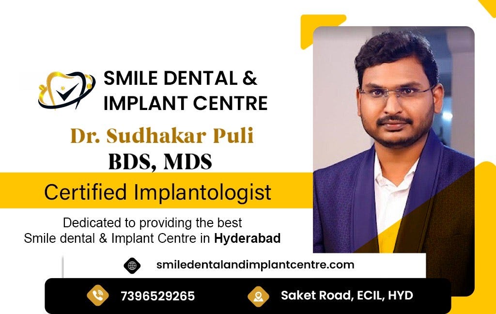 How much does Dental Implants Cost in Hyderabad? by Smile Dental