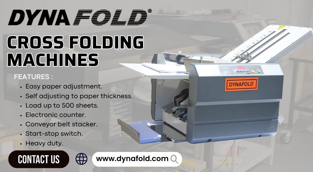 Explore the benefits of paperfolding machines by Dynafold Jun