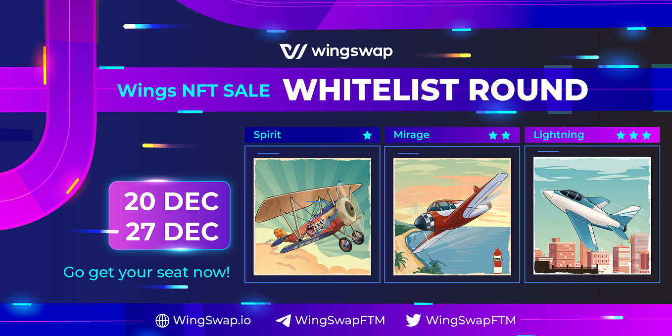 WingSwap’s Wings NFTs Sale Whitelist Round