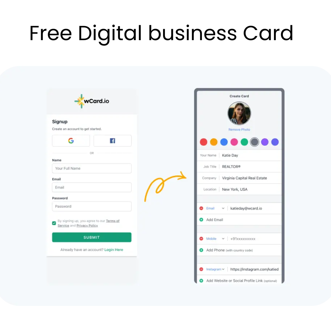 Free Digital Business Card - Wcardmarketing - Medium