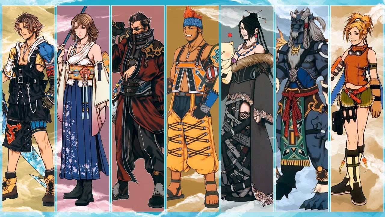 FFX characters' age, height, and occupation : r/finalfantasyx