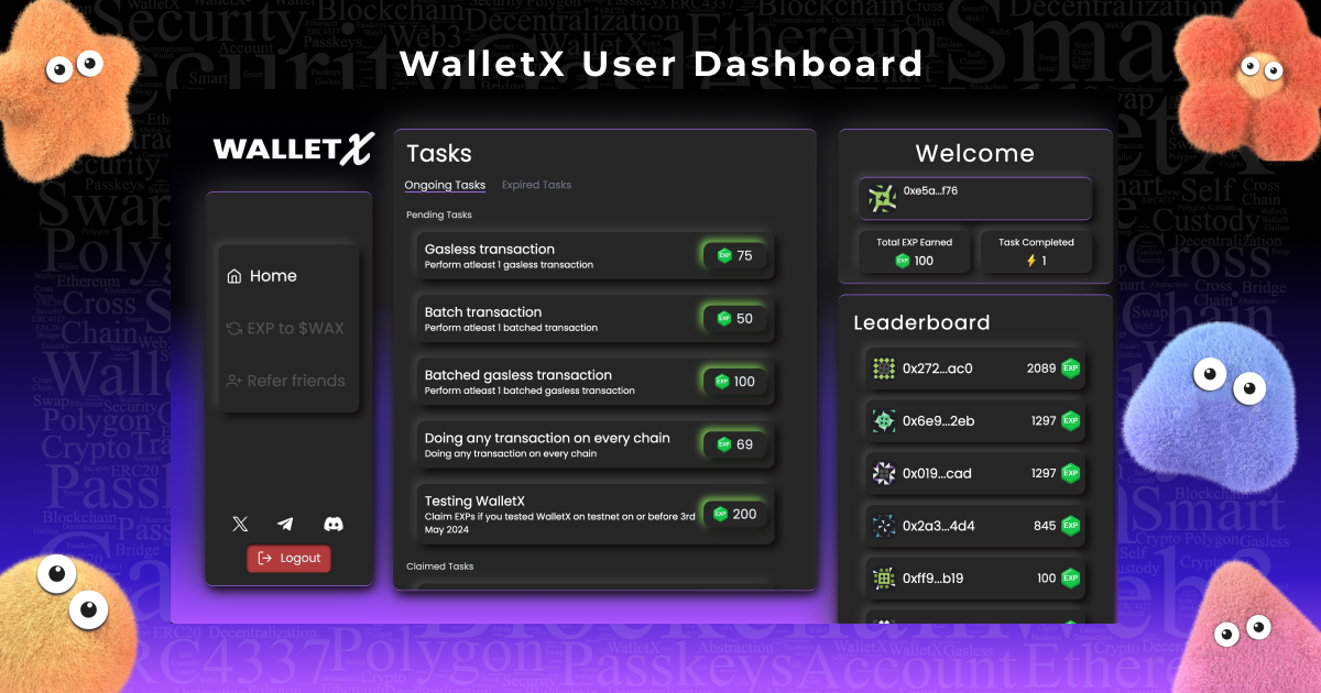 Introduction to WalletX Revolutionizing the 3 Experience with Gasless Transactions by