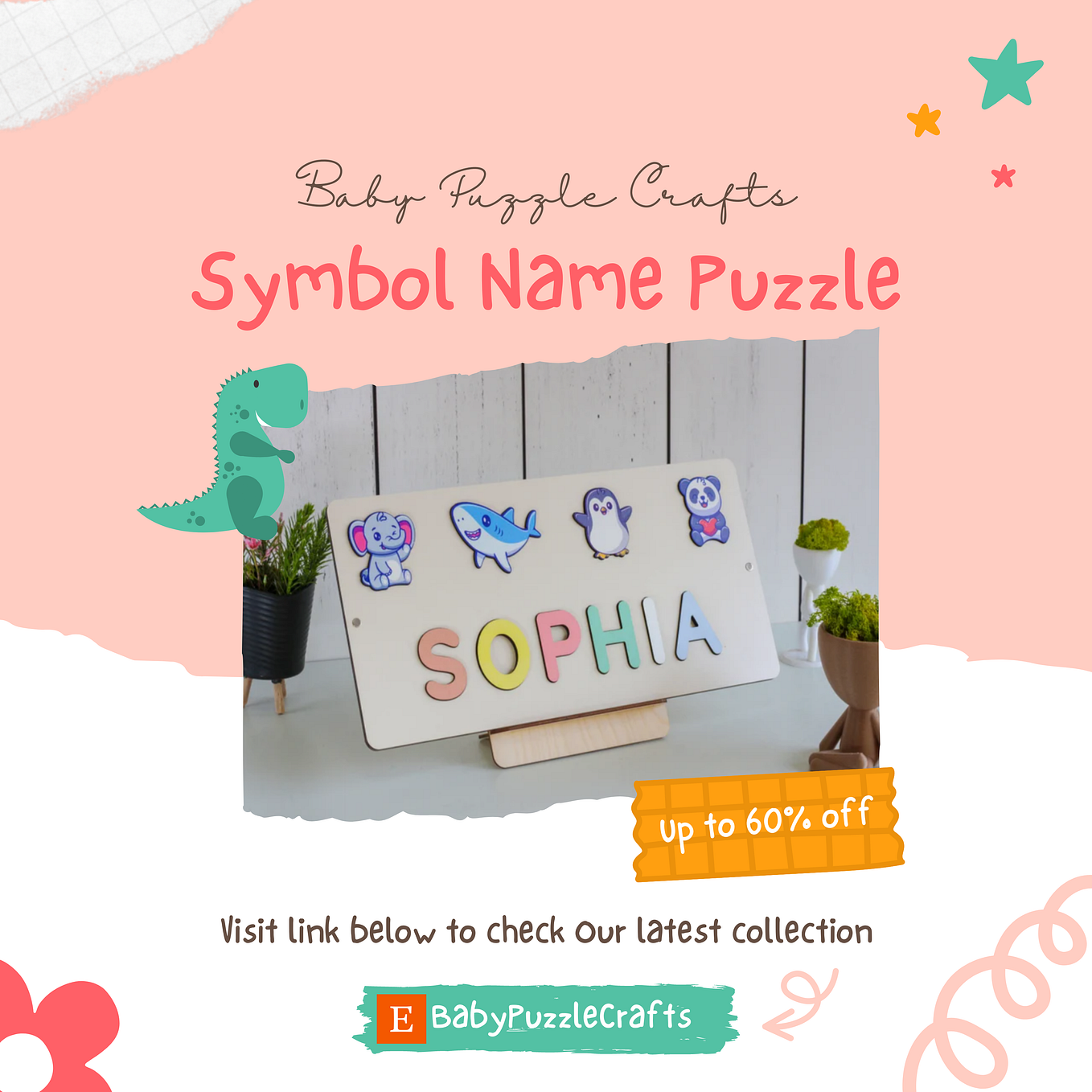 Symbol Name Puzzle Baby Puzzle Crafts Medium