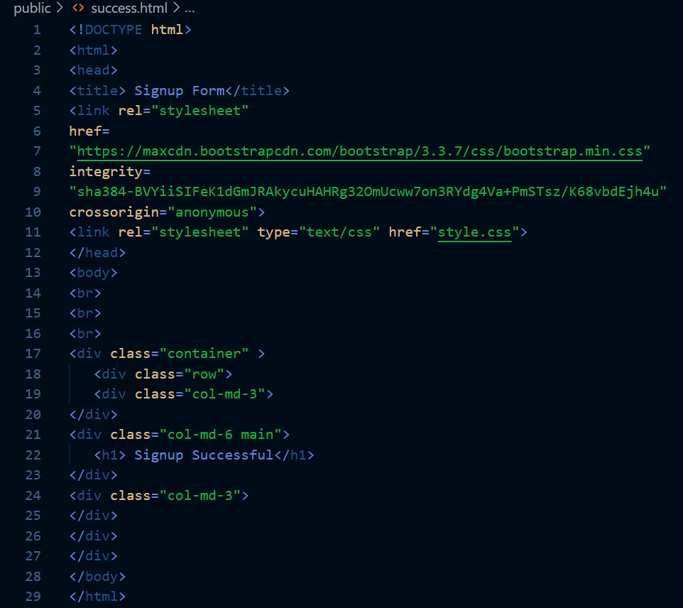 Integrating MongoDB database schema in front end and backend framework ...