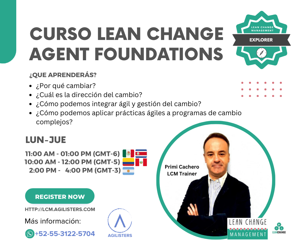 Workshop Lean Change Agent Foundations.