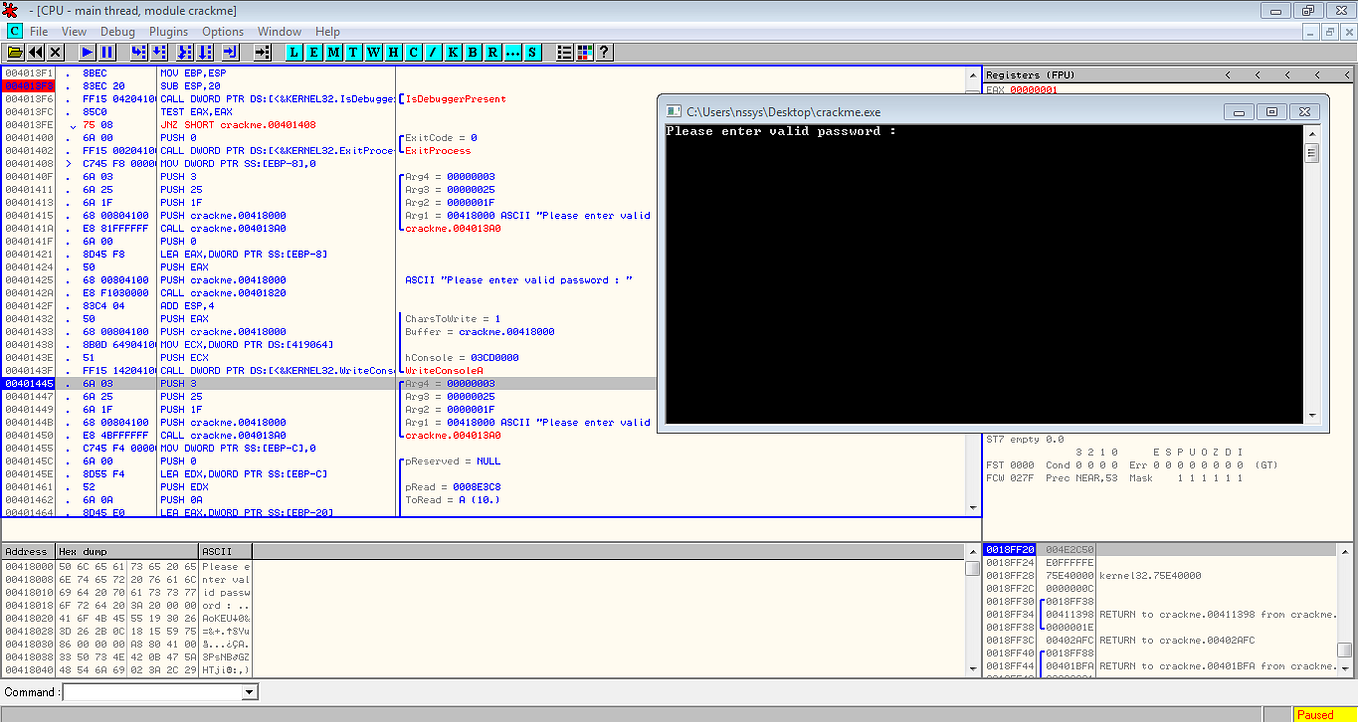 How to Bypass antidebugging advance by Ali Saif Aldeen Medium