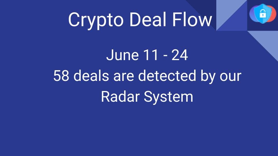 Crypto Deal Flow: June 11–24