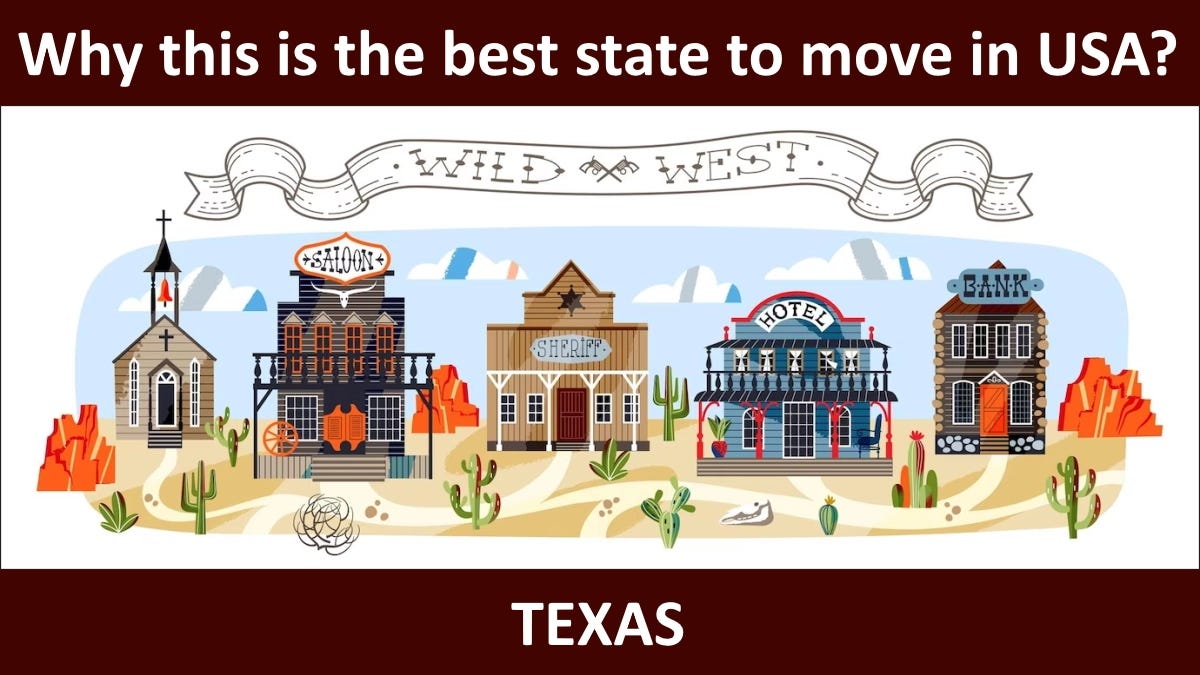 best state to move to in the USA