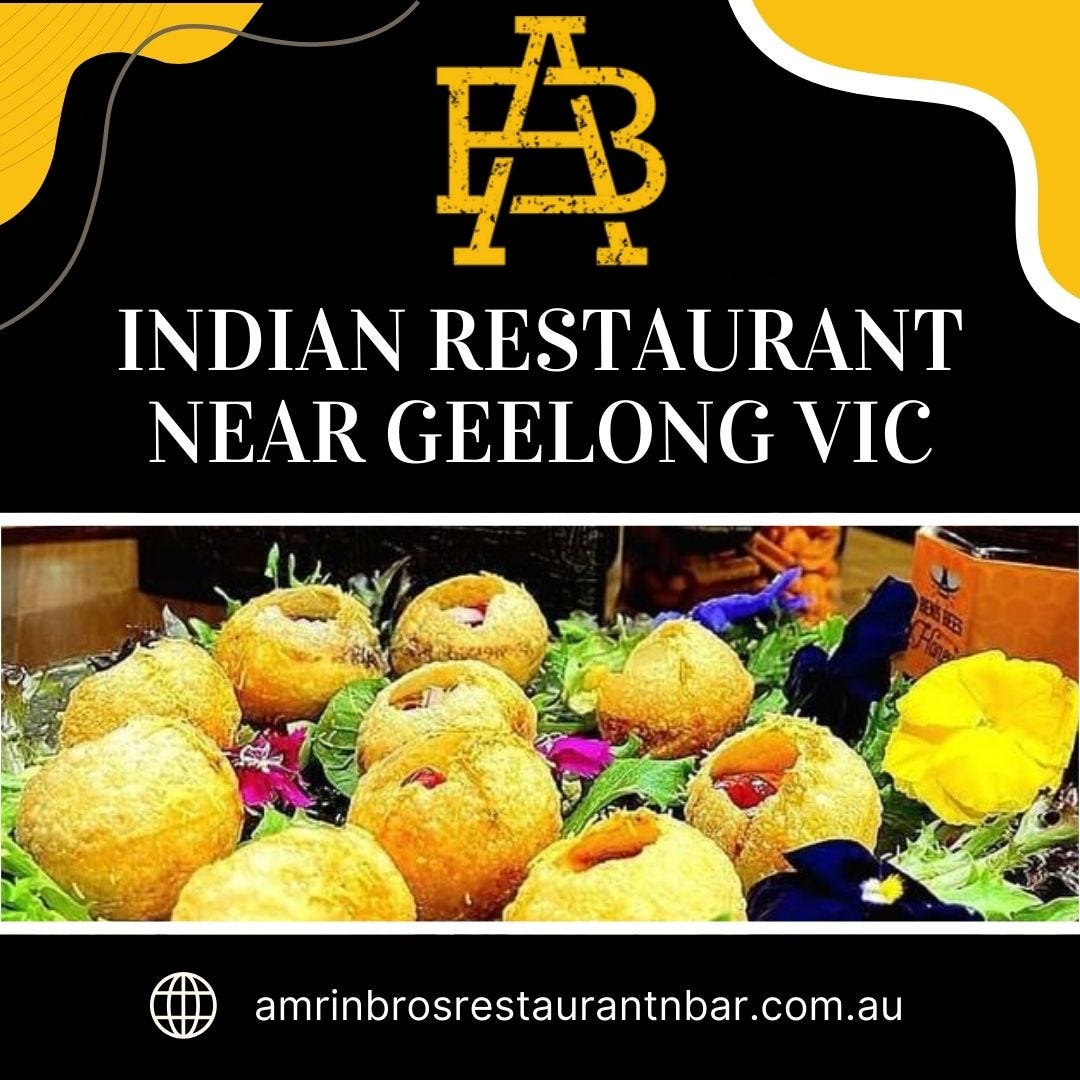 Elevate Your Dining Experience at Amrin & Bros Fine Dine Indian Restaurant, Geelong by