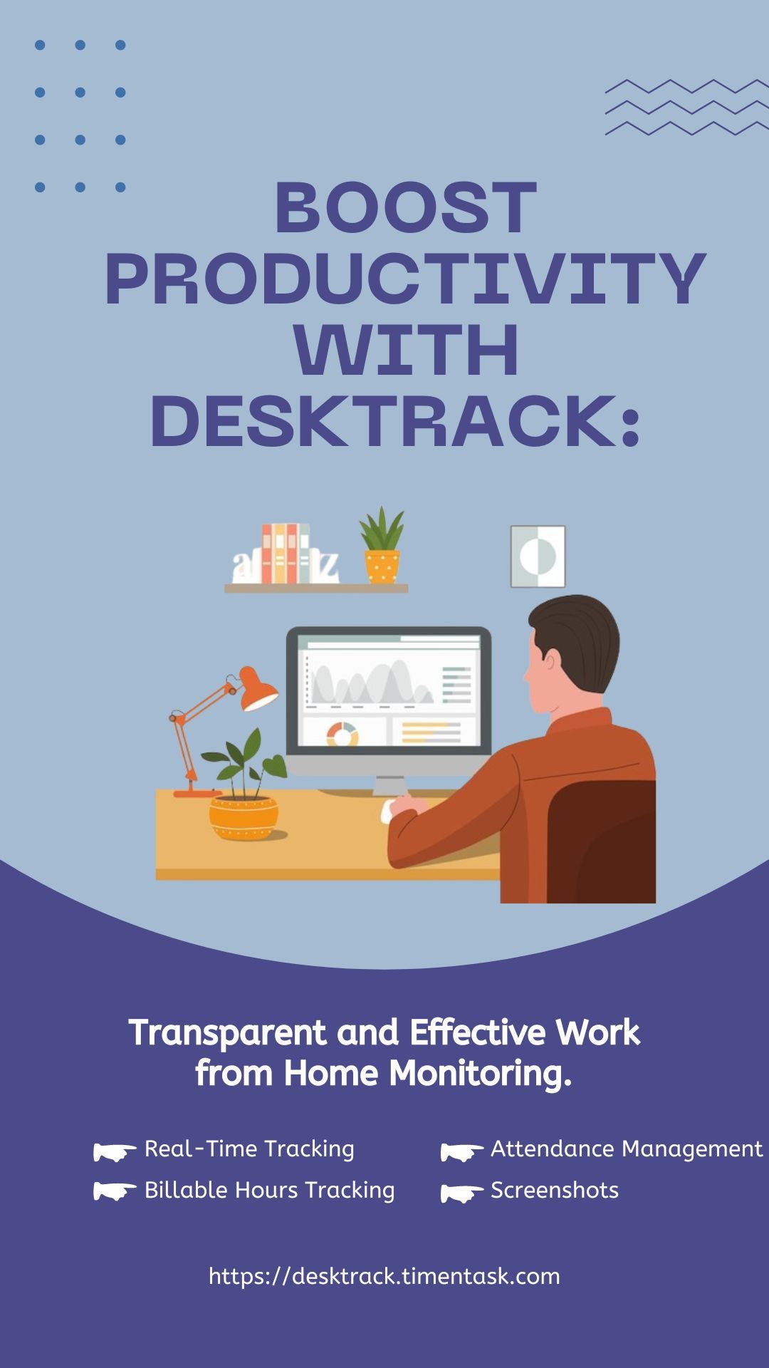 DeskTrack Increase Work from Home Productivity by 2024 Increase
