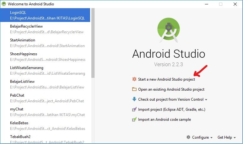 Android dasar “Cara berpindah Layout (Activity) pada Android Studio ...