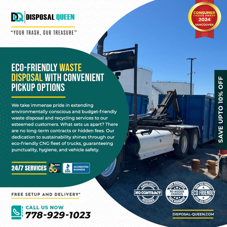 Customized Waste Disposal for Businesses in Metro Vancouver Disposal