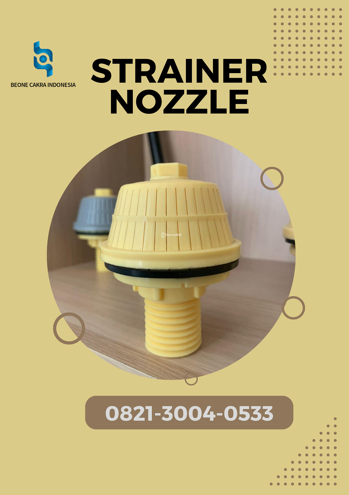 PROMO TEEJET NOZZLE STRAINER 50 MESH SCREEN PT. HEFRAM SASTRA INDONESIA by Jual Strainer