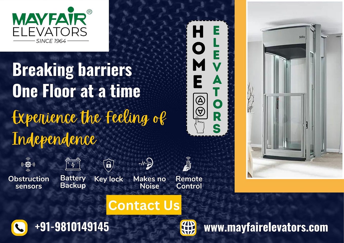 Mayfair Elevators The Best Residential Elevator Manufacturer in Noida