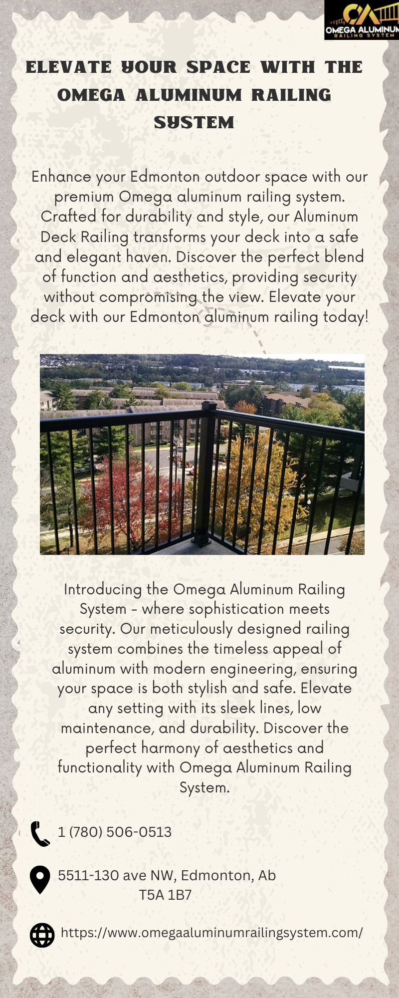 Best Glass Railing System in Alberta - Omega Aluminum Railing System ...