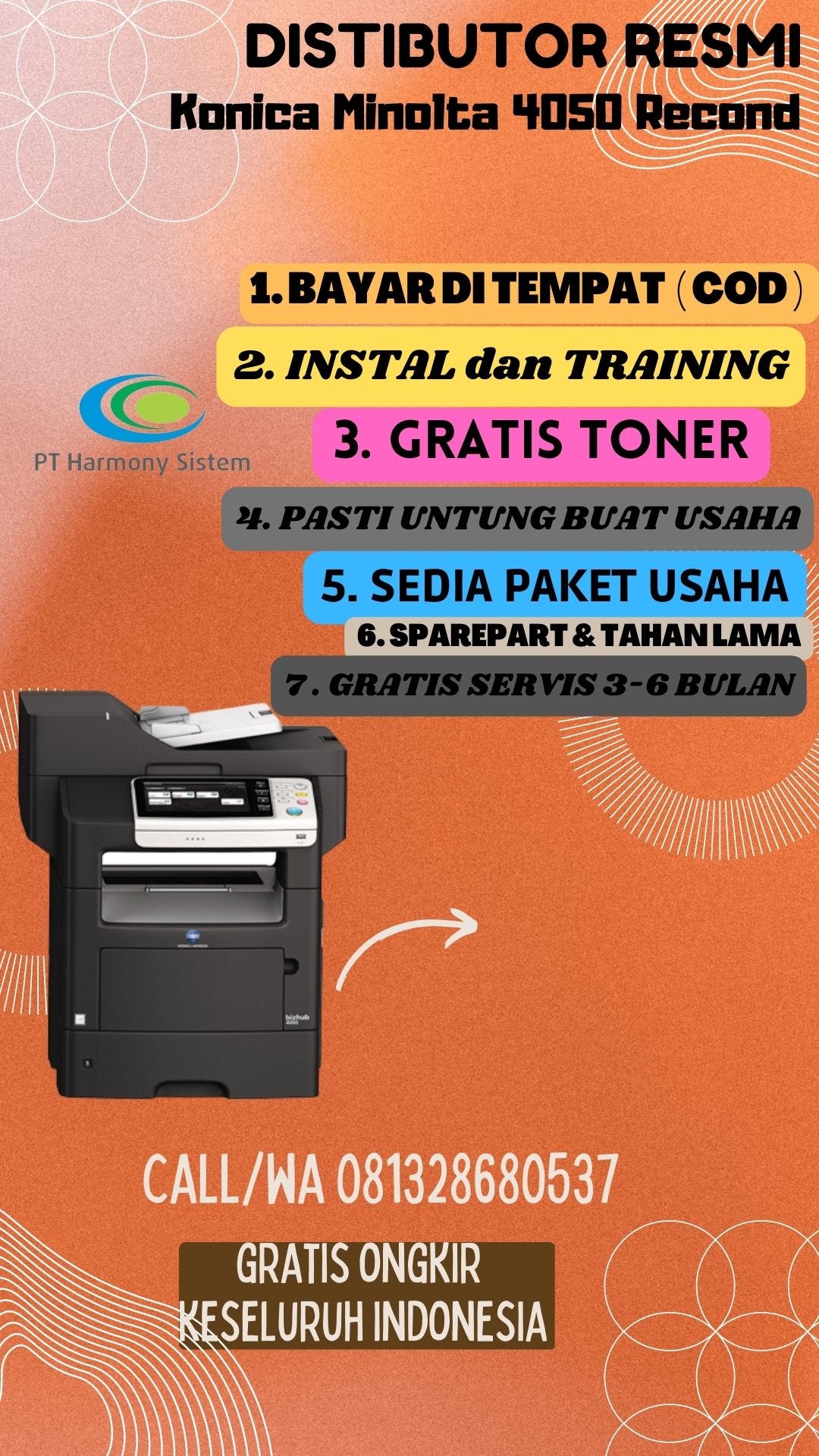 Distributor Resmi Konica Minolta 423 BENDO MUNGAL PASURUAN