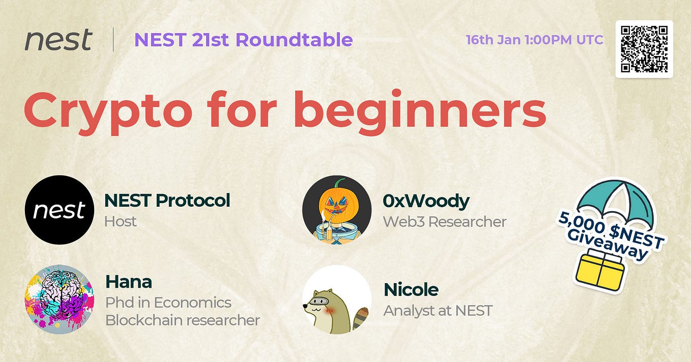NEST Roundtable 21: Crypto for beginners