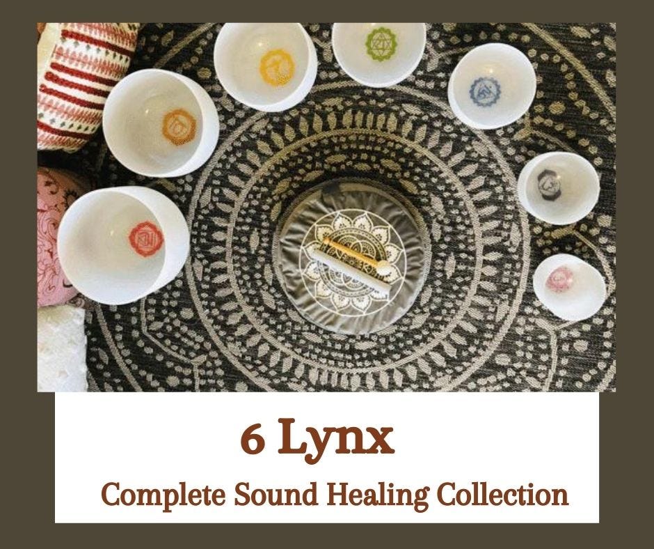 6 Lynx Provides the Best Crystal Singing Bowls by 6 Lynx Medium