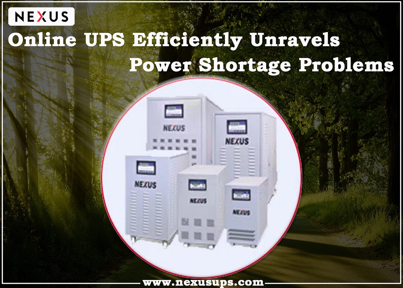 Double Conversion Online UPS System Nexus UPS Medium