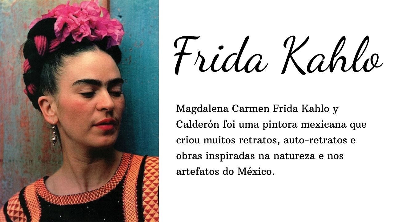 5 Obras incríveis de Frida Kahlo. Hoje convido vocês a conhecerem 5 obras…  | by Rafaella Rique | Medium