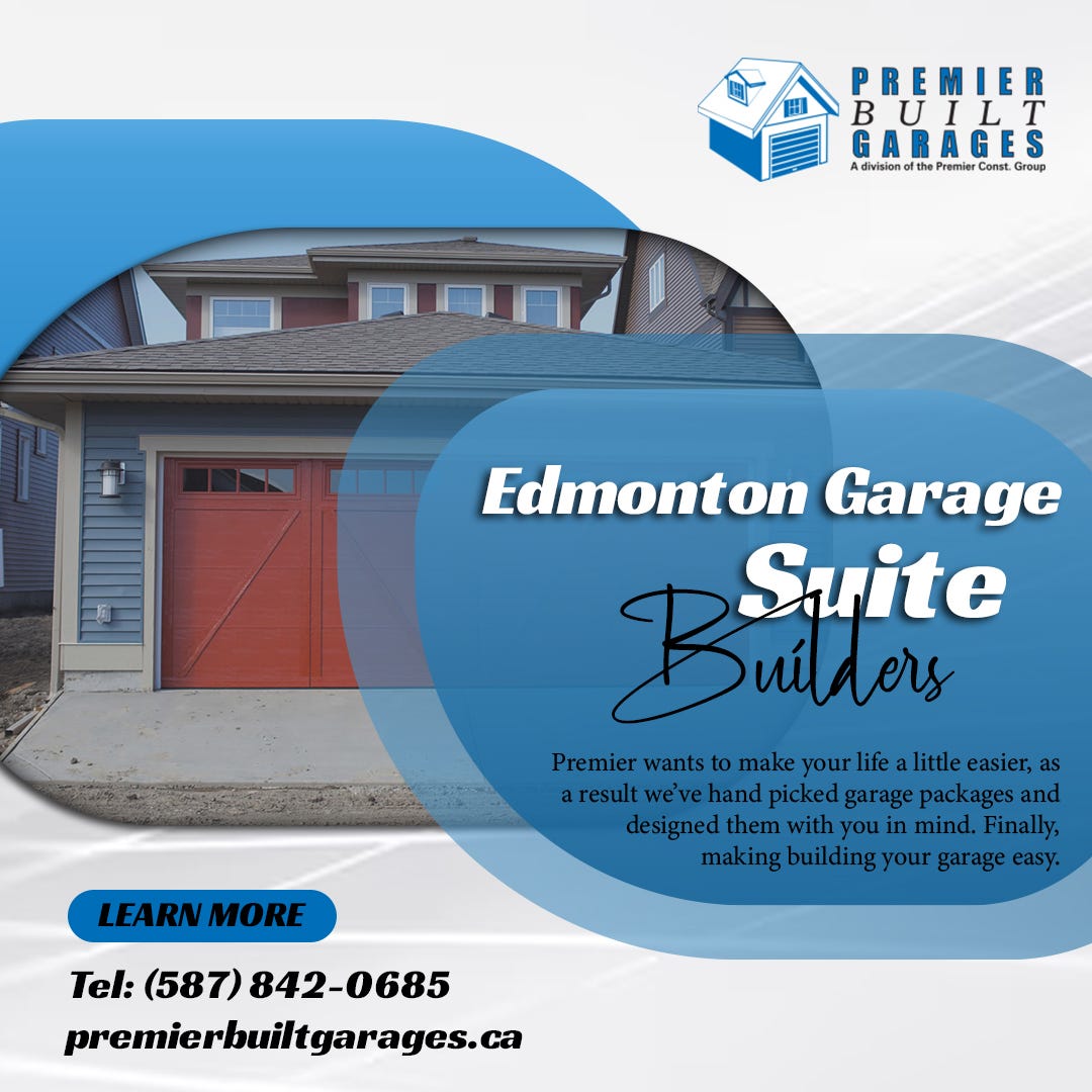 Best Garage Suite Builders in Edmonton Premier Built Garages Medium