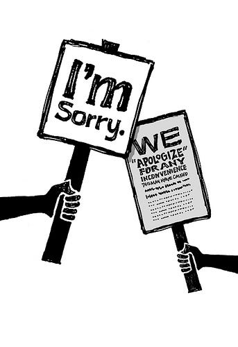 How to say you’re sorry