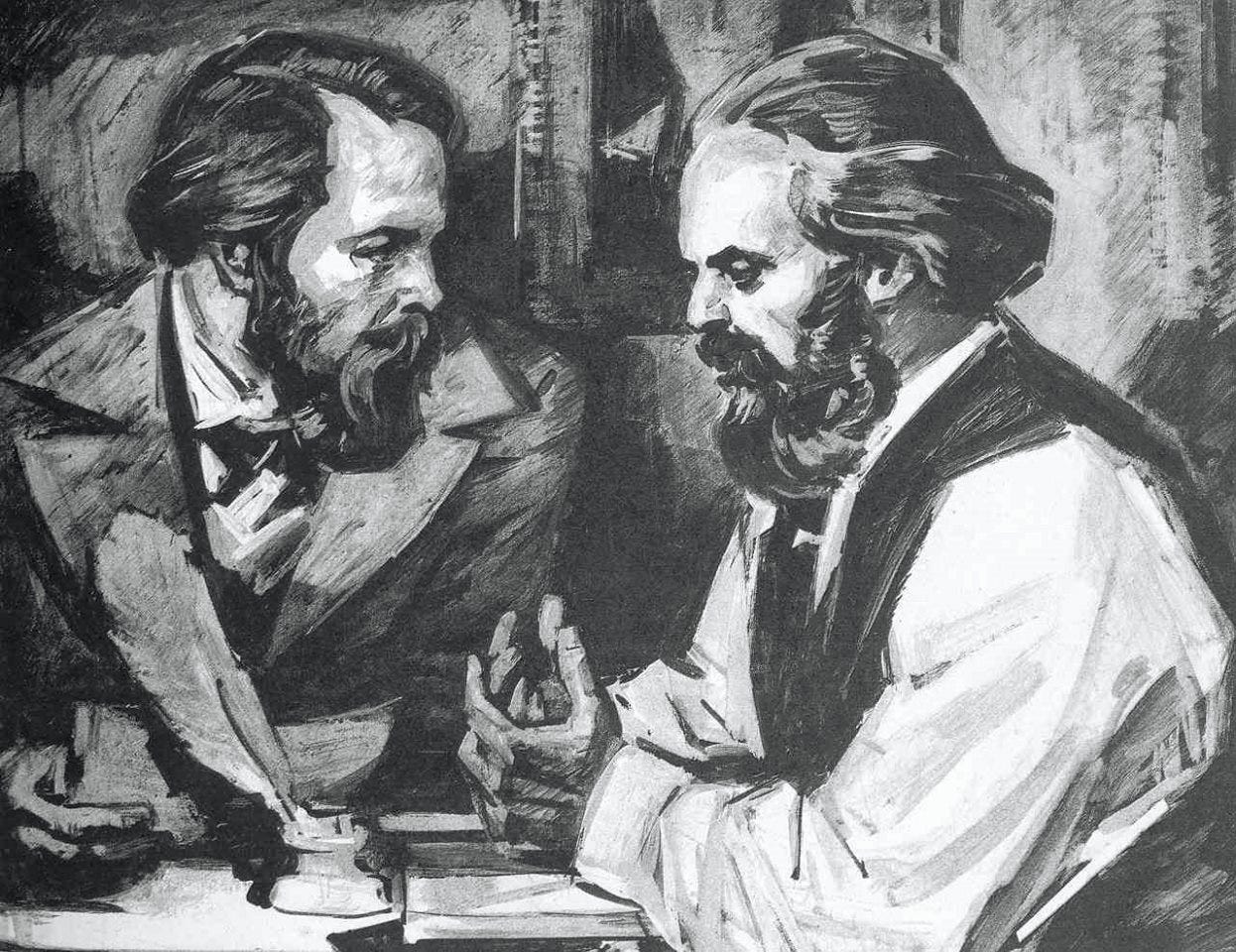 Karl Marx y Friedrich Engels