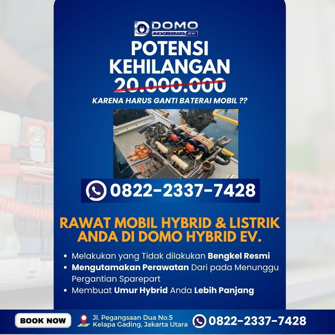 Memahami Pentingnya Maintenance Baterai Mobil Toyota Camry Hybrid