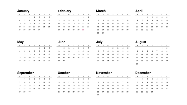 Calendar Reasoning