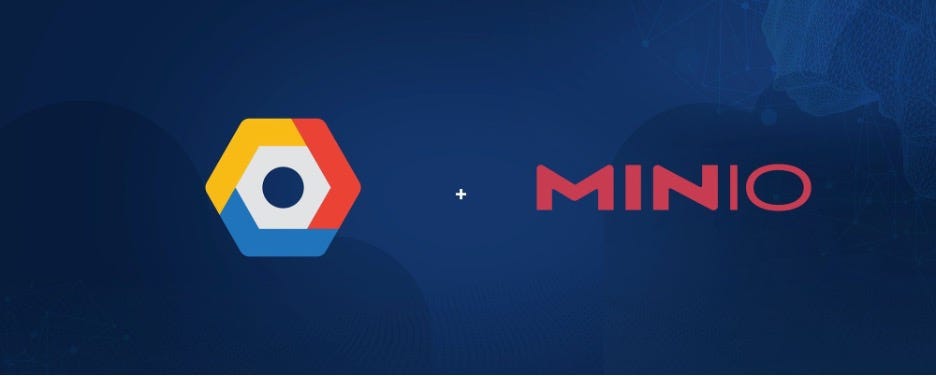 Utilizing the MinIO client for Google Cloud Storage integration.
