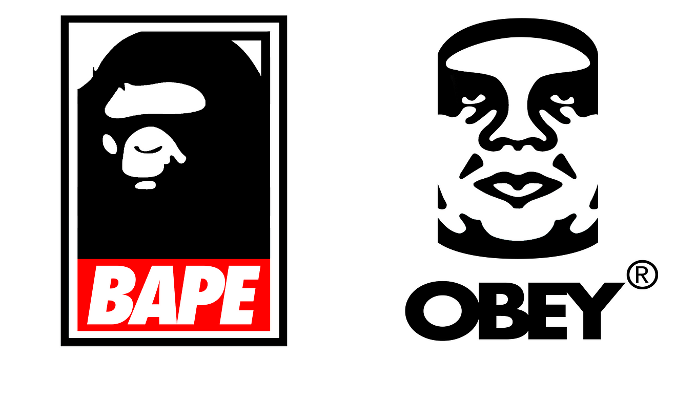 Bape and other Streetwear Brands Swap Logos