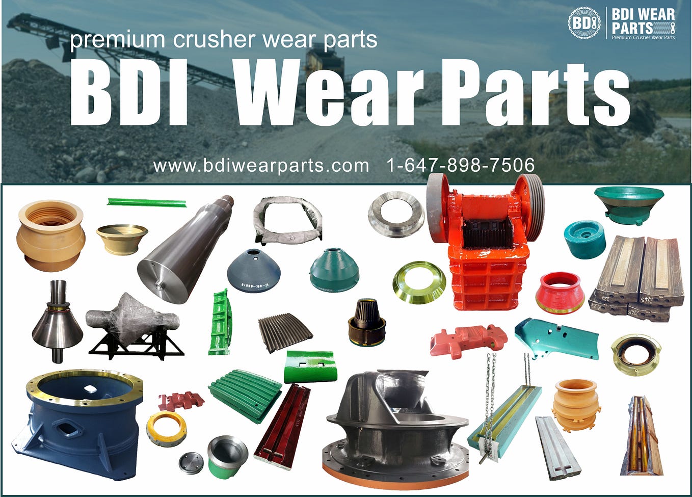 bulldozers/loaders/excavators /scrapers wear parts by BDI Wear Parts