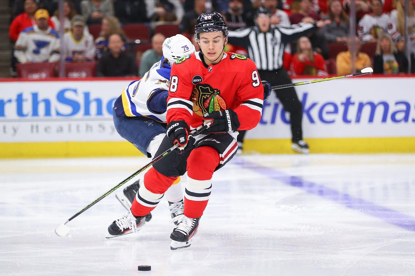 Connor Murphy on Training Camp without Toews and Kane : r/hawks