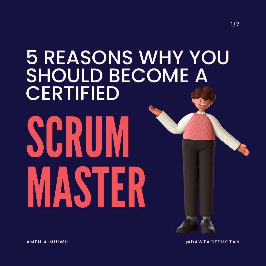 8 Hats worn by Scrum Masters. A Scrum master is not a role but an… by