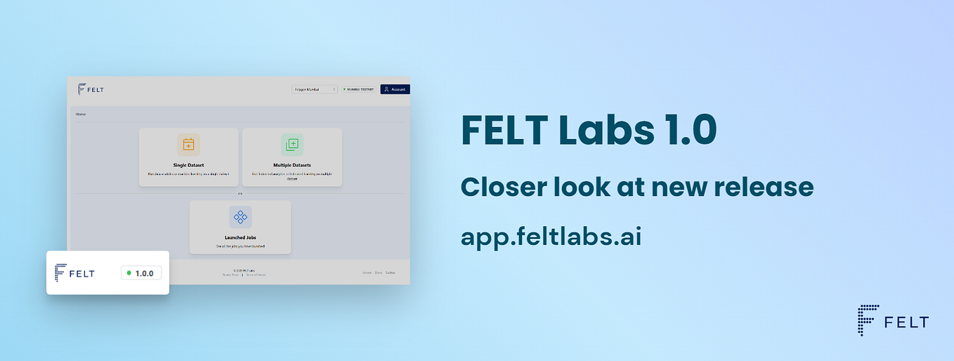Cover image, FELT Labs 1.0, closer look at new release app.feltlabs.ai