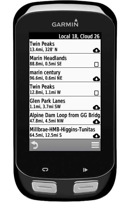 Downloading a Garmin GPS watch course/route from a phone | by dynamicWatch  | Medium