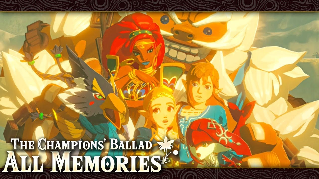 The Legend of Zelda Breath of the Wild - All Memories ( Link