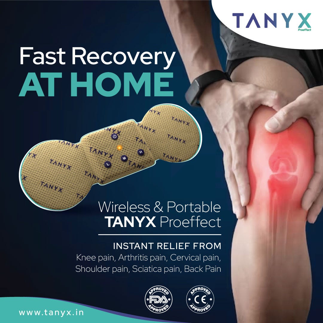 TANYX Proeffect Pain Relief Device, US FDA, CE Approved Tens